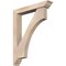 Ekena Millwork Westlake Traditional Smooth Bracket w/ Offset Brace, Douglas Fir, 5 1/2"W x 32"D x 40"H BKT0604X32X40WTL01SDF - alternate 1